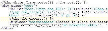 Wordpress archive.php template